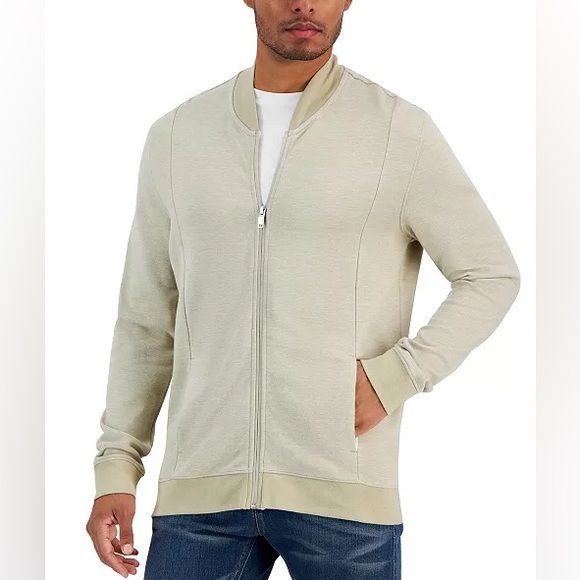 Alfani Other - Mens Alfani Fall Bomber Zip Front Jacket Size L NWT -B4